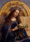 Jan van Eyck The Ghent Altarpiece Virgin Mary [detail] painting